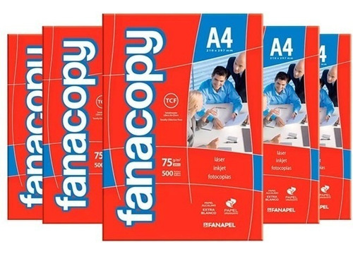 Resma Papel A4 Fanacopy - 75 Grs - 500 Hojas 