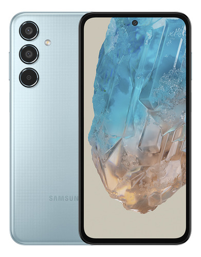 Celular Samsung Galaxy M35 5g , Câmera Tripla Até 50mp, Selfie 50mp, Tela Super Amoled + 6.6 120hz, 256gb, 8gb Ram - Azul Claro - Excelente (Recondicionado)
