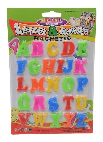 Letras Magneticas Imanes Heladera O Pizarra Didáctico 2,5cm 