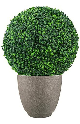 Sunnyglade 2 Bolas Decorativas De Boj Sintético De 4 Capas D