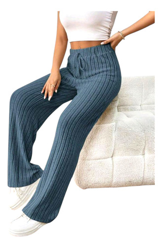 Leggin Pantalón Holgado Para Dama Con Bolsas