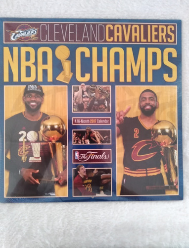 Calendario De Pared Cleveland Cavaliers 2017 Kikkoman65