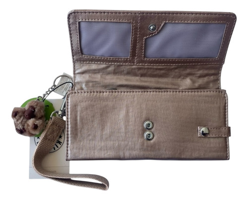 Cartera Kipling Rubi Quartz Metálico Monedero Origina Ac8151