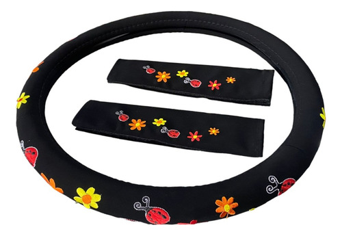 Cubre Volante Flowers Para Ford Ka Focus Fiesta