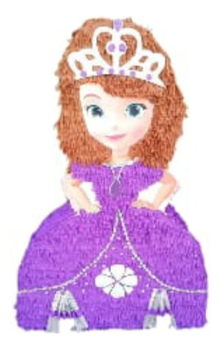 Piñata Cartón Arcoirispapel Colorido 1 Unidad Violeta Oscuro Princesa Sofia Princesa Sofia Grande