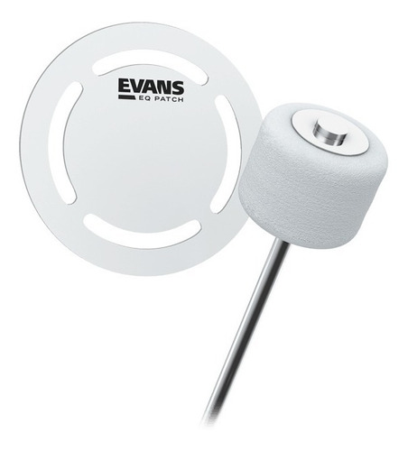 Evans Falam Simple Para Bombo X2 Unidades Blanco Eqpaf1