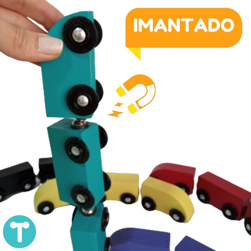 Imagen 6 de 9 de Puente Alto Doble +tren Didactico Compatible Trencity/tracks