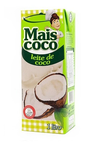 Caja X 12u Leche De Coco Sin Azucar X 1l  + Envio!