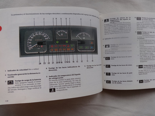 Manual R19 1993 Guantera Renault 19 Catalogo Instrucciones (Usado)