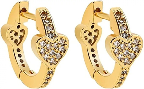 Aretes Pandora Shine Oro Dorado Candongas Aro Brillante