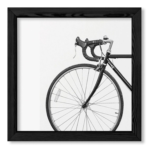 Cuadros Decorativos 20x20 Chato Negro Bici Rider