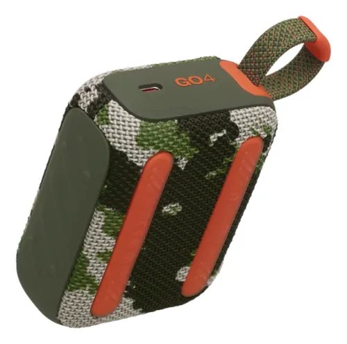 Parlante Jbl Go 4 Squad Bluetooth Ultraportátil Camuflado