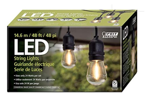 Feit Electric 710090 Cadena De Luces Led De 48 Pies