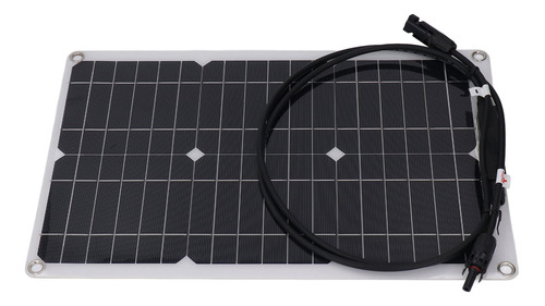 Panel Solar Exterior Placa Monocristalina Flexible De 20w 18