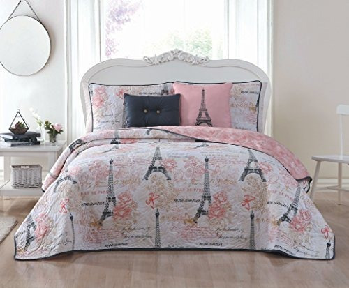 Juego De Cama Avondale Manor Amour, Doble (4 Piezas), Rosa