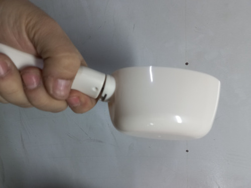 Cuchara Taza Grande Balanza Medidora De Alimentos Multiusos Beige