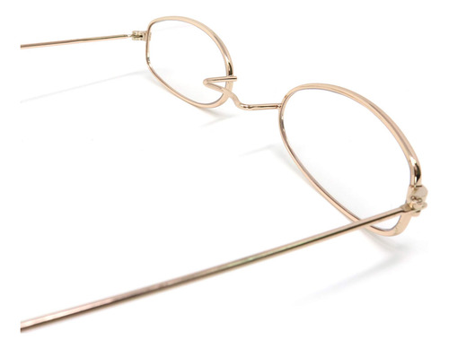 Gafas De Disfraz Skeleteen Old Man, Ovaladas, Doradas, Abuel