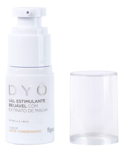 Gel Vibrante Beijável Com Extrato De Malva Leite Condensado