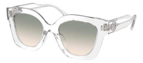 Tory Burch Ty7201u C 49mm Gafas De Sol Cuadradas Gris Claro