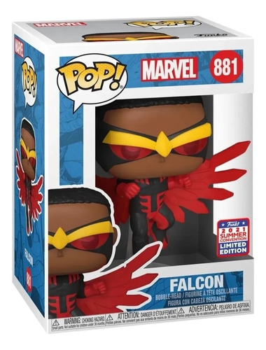 Funko Pop Marvel Falcon 881 Exclusivo