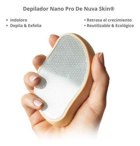 Depilador Nano Pro Nuva Skin®herramienta Exfoliante Portatil