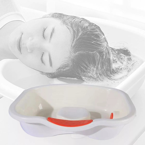 Lavabo De Champú De Cama Fácil Portátil Lavabo De Beige