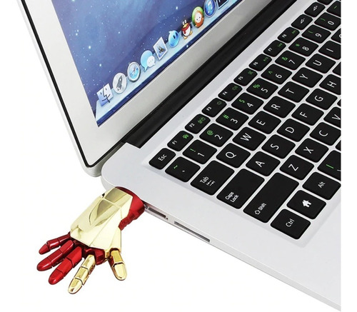 Memoria Usb Mano Guante Iron Man Marvel 64 Gb