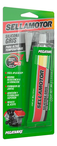 Silicona Gris Sellamotor Pegatanke 85grs