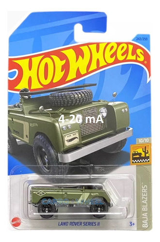 Hot Wheels Land Rover Series Ii Colección Escala 1:64