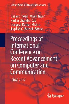 Libro Proceedings Of International Conference On Recent A...