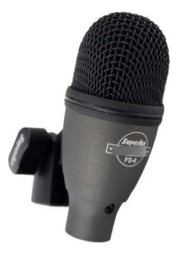 Microfone Superlux Fs6 - Profissional - Caixa/snare Cor Preto