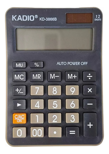 Calculadora Básica Electrónica Solar 12 Dígitos Oficina