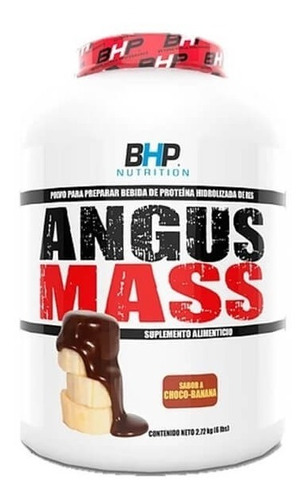 Proteina De Carne Bhp Angus Beef Mass 6 Lbs (2.72 Kg) Sabor Chocolate Crema De Mani