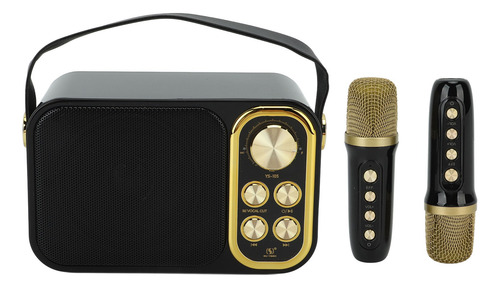 Máquina De Karaoke Para Cantar, 2 Micrófonos, Todo En Uno, P