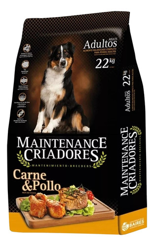 Alimento Maintenance Criadores  para perro adulto todos los tamaños sabor carne y pollo en bolsa de 3 kg