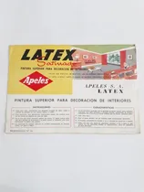 Comprar Antiguo Muestrario Carta De Colores Apelex  Latex Satinado