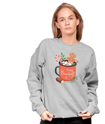 Sudadera Personalizada Nombre- Unisex- Navidad- Taza Navidad