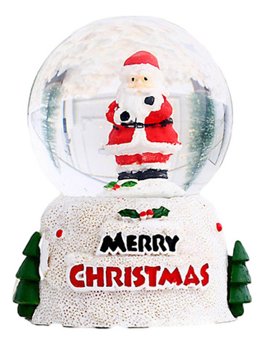 Bola De Cristal Del Globo De La Nieve De La Navidad Que