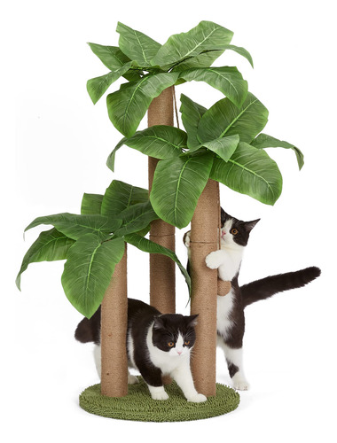 Rascador Para Gatos Con Diseño De Plantas