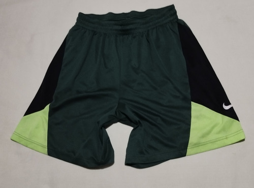 Short Nike Dri Fit Talla L Grande Color Verde Negro Amarillo