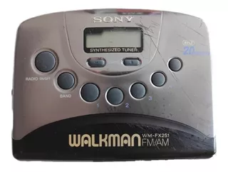 Walkman Cassette Sony Wm-fx251, Leer Descripción.