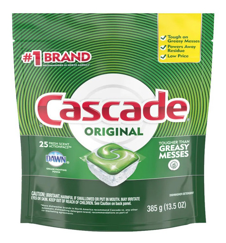 Cascade Original Action Detergente Lavavajillas X 25 Tab