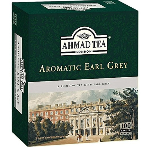 Ahmad Tea - Aromático Earl Grey (100 Bolsitas De Té)