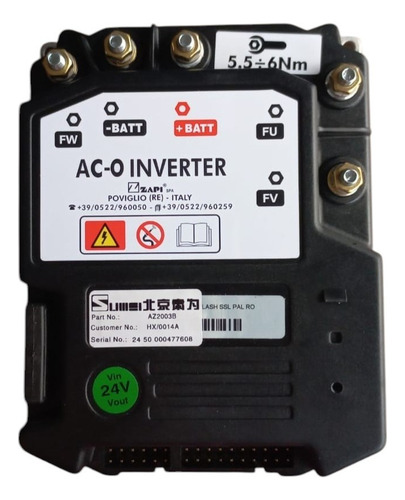 Controlador Zapi Ac Zorra Apilador 24v 200a