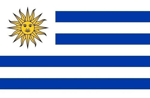 Bandera Uruguay 1,80 X 1,20 Cm 