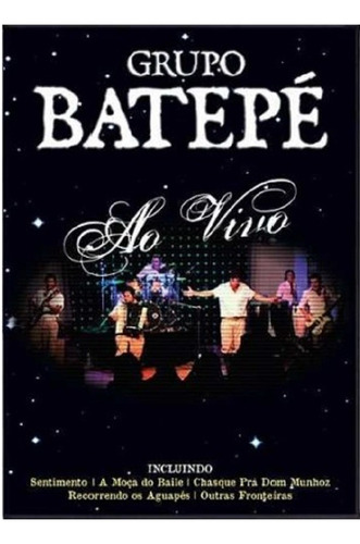 Dvd Grupo Batepé Ao Vivo