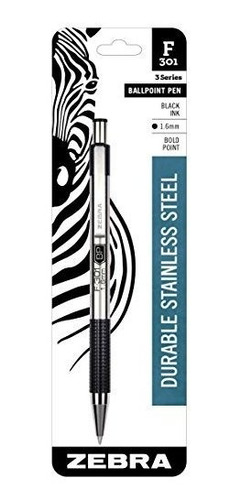 Bolígrafo Pluma Esfero Zebra Pen F-301 Bolígrafo Retráctil, 