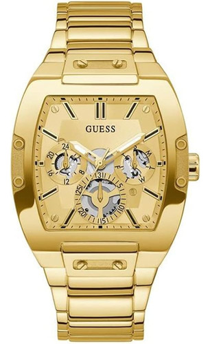 Guess Reloj De 43 Mm Para Hombre - Correa De Tono Dorado Cha