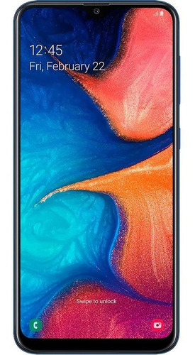 Imagem 1 de 4 de Usado: Samsung Galaxy A20 32gb Azul Regular - Trocafone