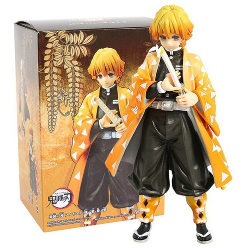 Figura Zenitsu Agatsuma Kimetsu No Yaiba Demon Slayer 15cm
